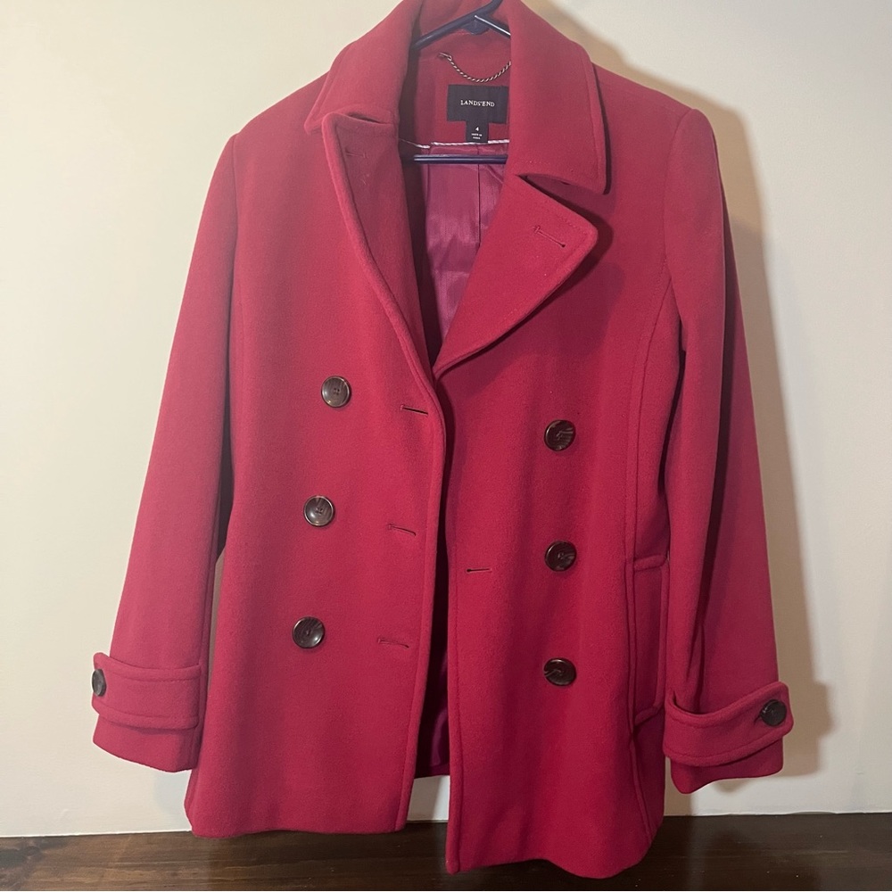 Lands End Pea Coat
